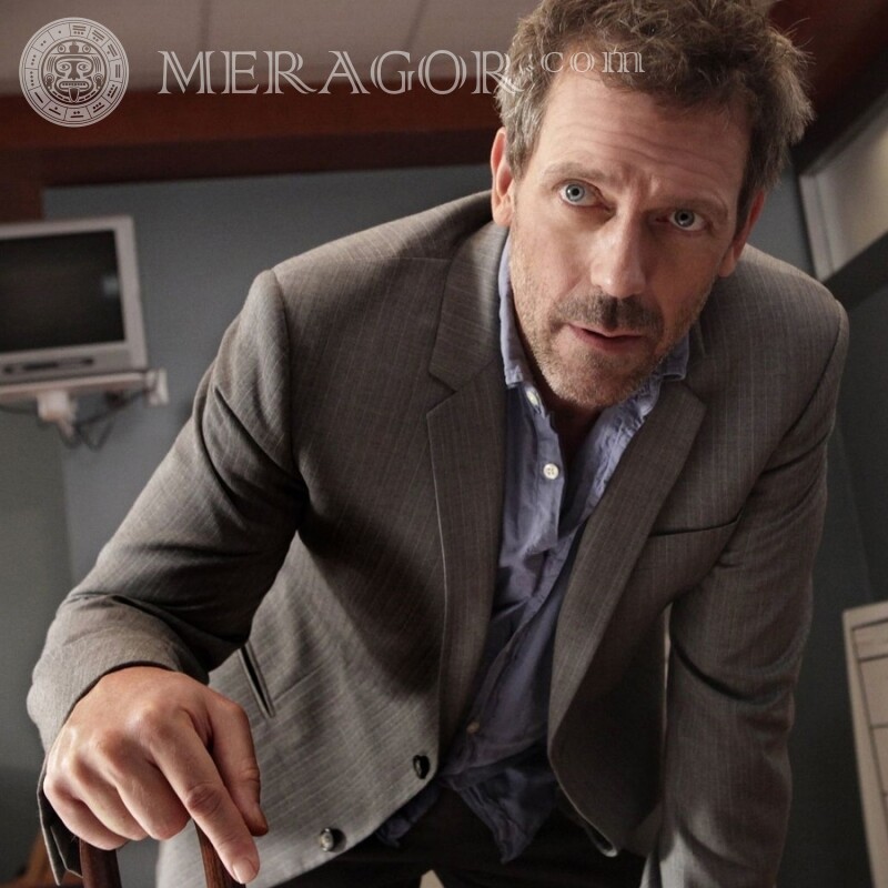 TV series Dr House picture on the profile picture From films Business Faces, portraits Men