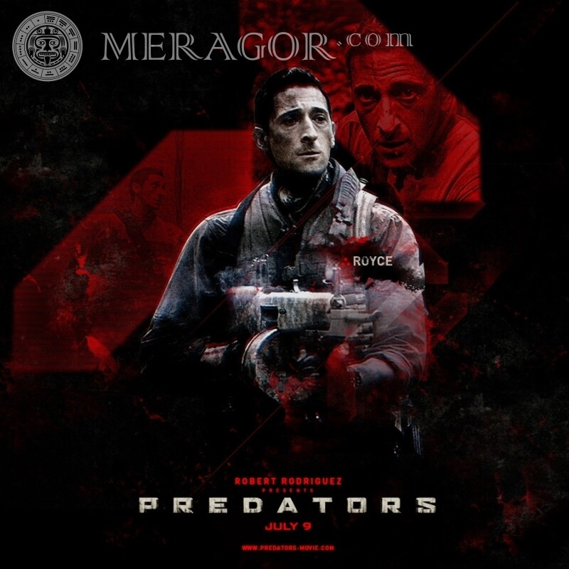 Imagem de avatar de predadores Dos filmes
