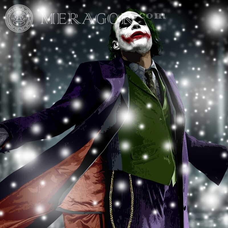 Foto del Joker para avatar | 0 De las películas Espantoso
