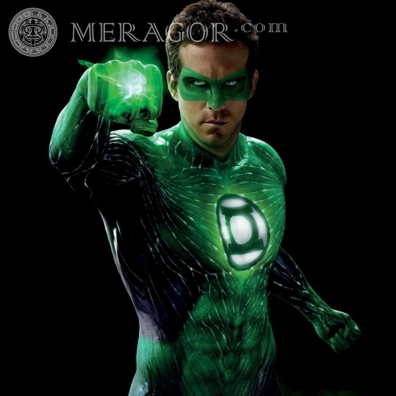 Avatar de super-herói Lanterna Verde Dos filmes Homens