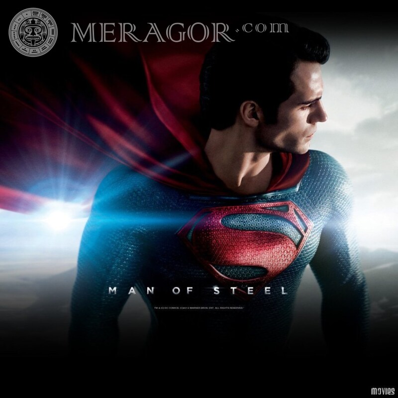 Superman no avatar cara Dos filmes Rapazes Homens