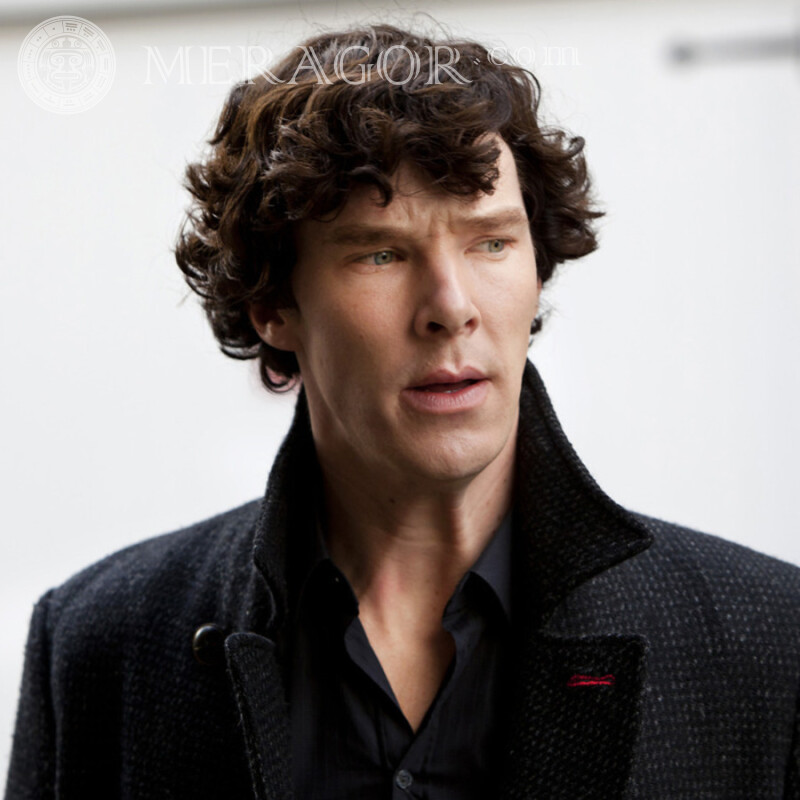 Sherlock Cumberbatch Abdeckung Aus den Filmen Für VK Gesichter, Porträts Gesichter von Jungs