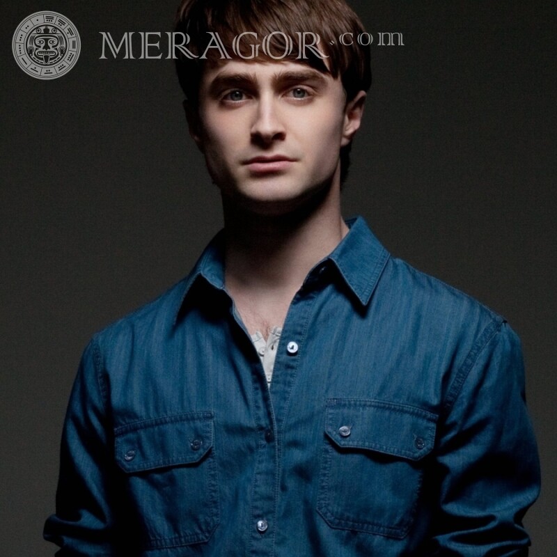 L'acteur Daniel Radcliffe sur l'avatar Instagram Célébrités Pour VK Visages, portraits Gars