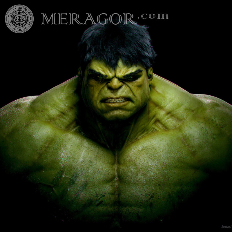 Hulk no avatar Dos filmes Assustador