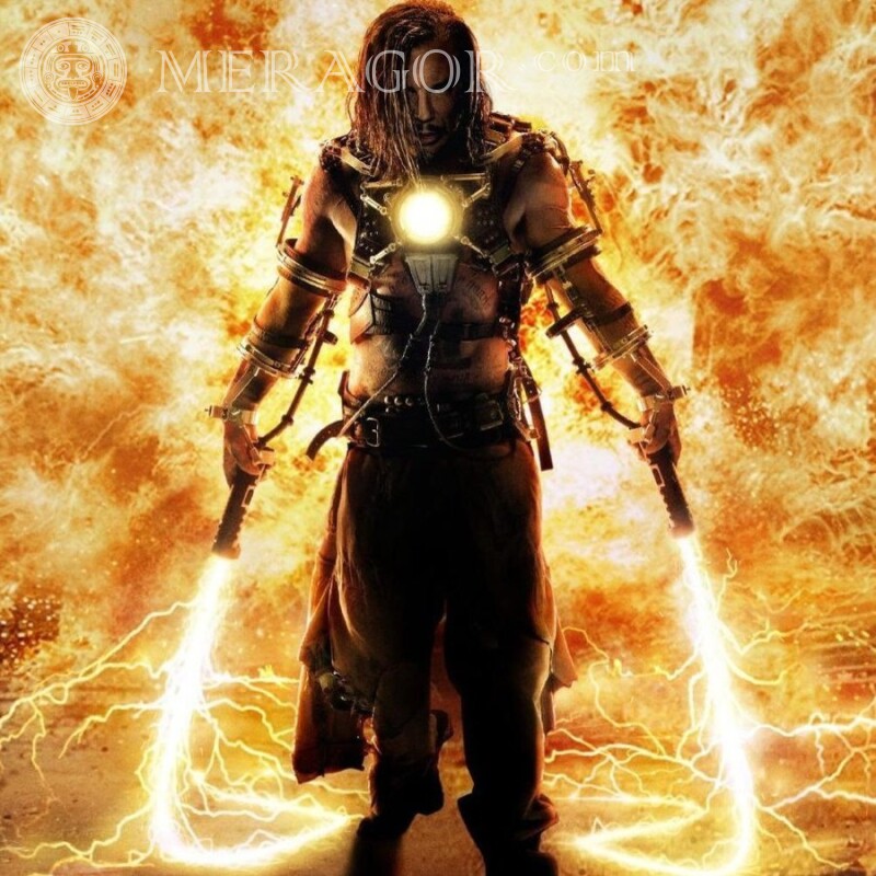 Homem de ferro no avatar Dos filmes