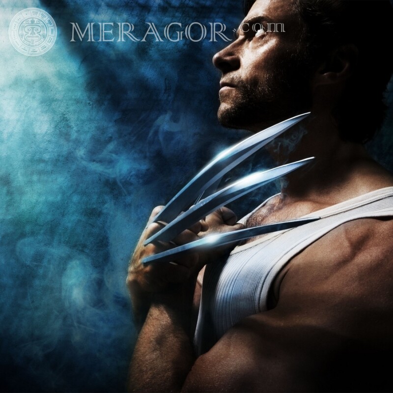 Hugh Jackman Wolverine sur avatar Des films Hommes