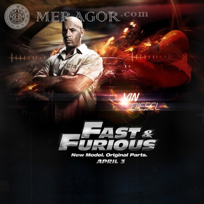Imagen de Vin Diesel de Fast & Furious en avatar De las películas
