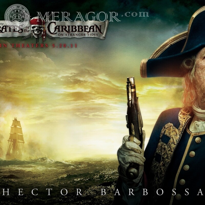 Imagem do avatar dos Piratas do Caribe Dos filmes