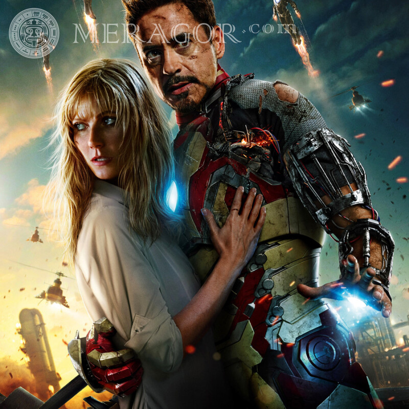 Télécharger l'avatar du film Iron Man Des films Mec avec une fille