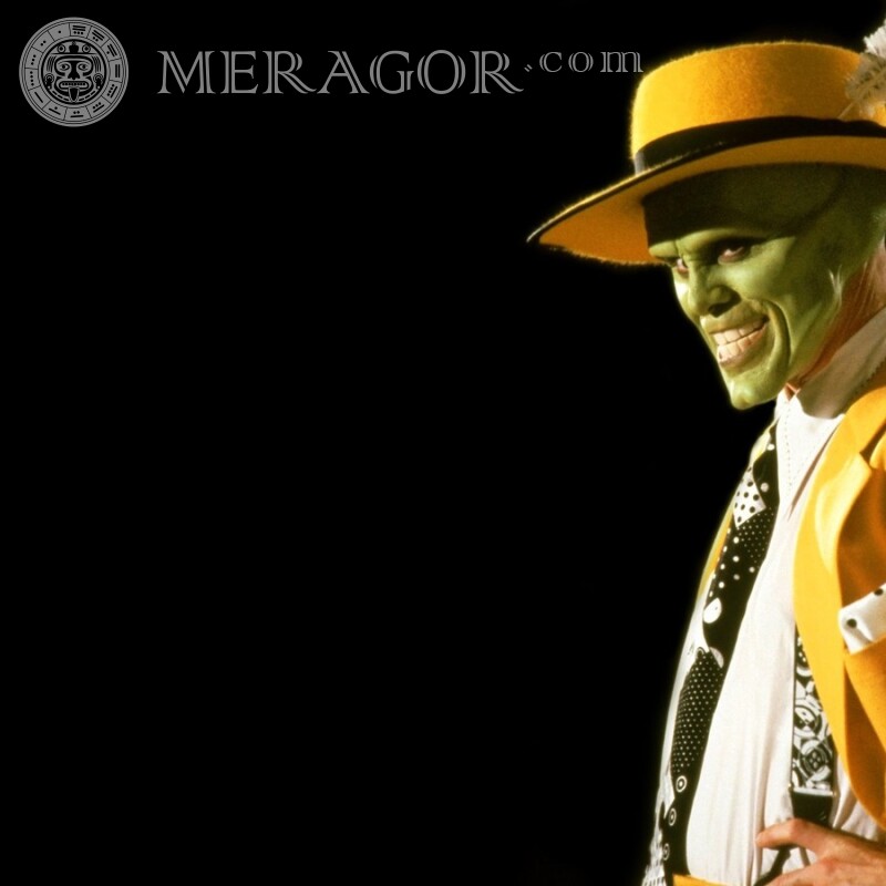 Jim Carrey Maske auf Avatar herunterladen Aus den Filmen Maske