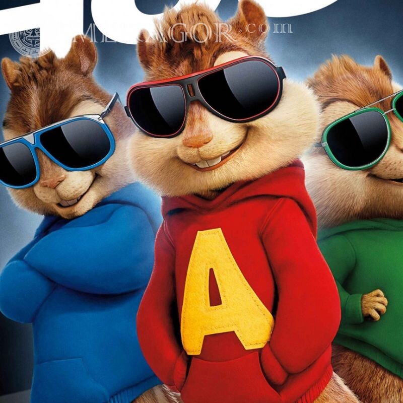 Avatar do filme de Alvin e os esquilos Dos filmes Engraçados Animais engraçados