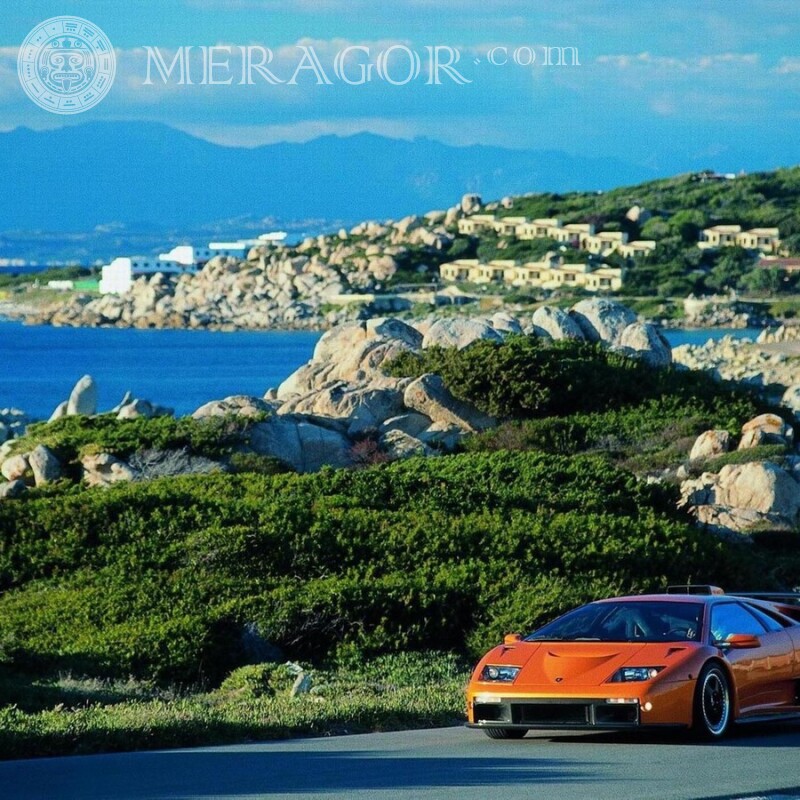 Foto do carro esporte Lamborghini no Instagram Carros Transporte