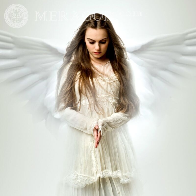 Самый красивый ангел на аву девушке Ангелы Девушки Красивые
