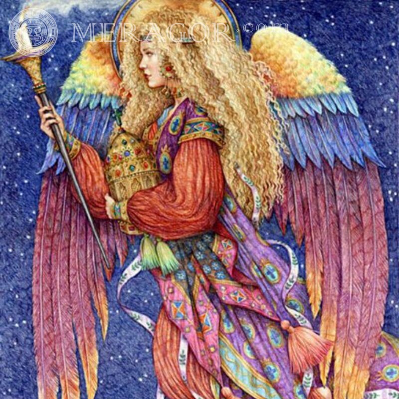 Ангел красива картинка скачати на аву жінці Ангели Аніме, малюнок