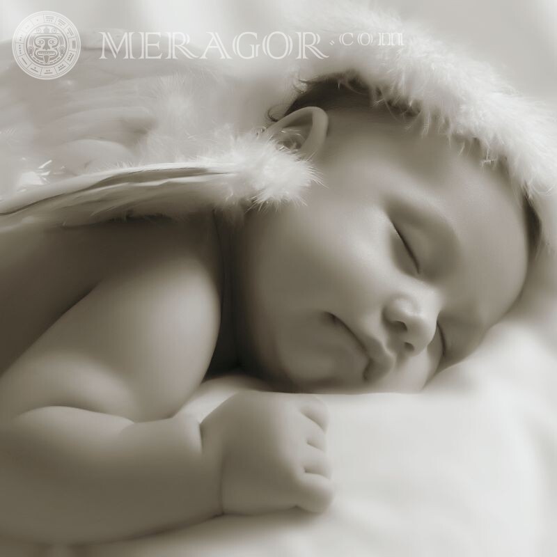 Ангел младенец спит фото для авы Ангелы Детские