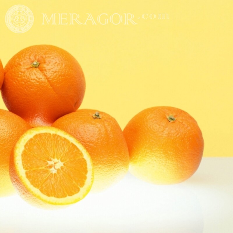 Апельсин фрукт Еда