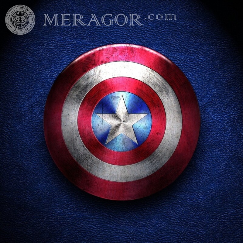 Капітан Америка логотип на аватарку З фільмів Для клану Логотипи