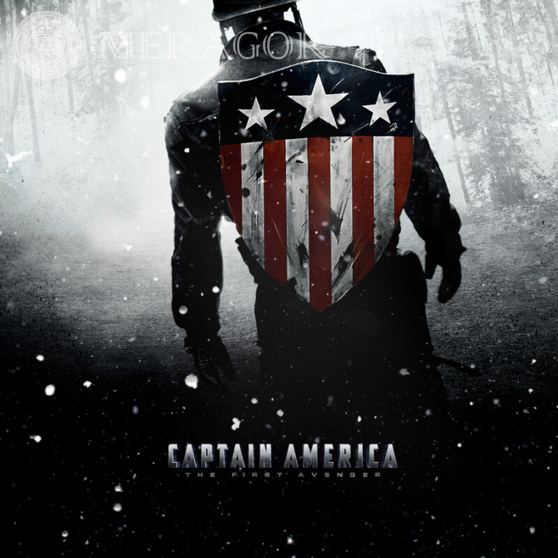 Foto de perfil del Capitán América De las películas