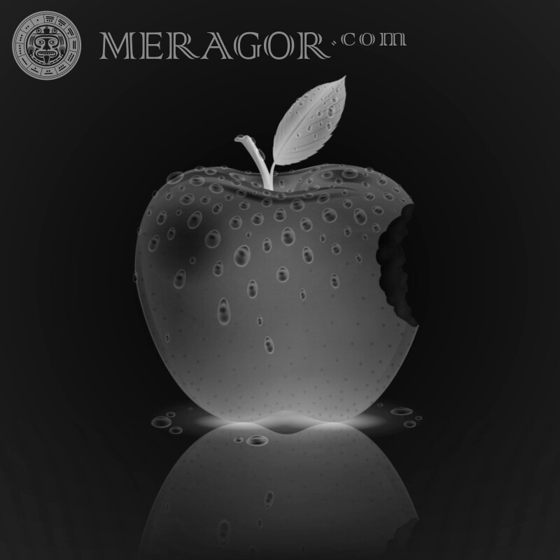 Яблуко Apple логотип на аватарку Логотипи Техніка