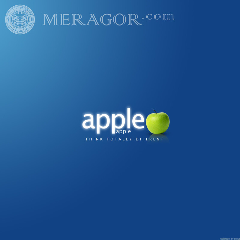 Apple логотип на аву Logos Technique