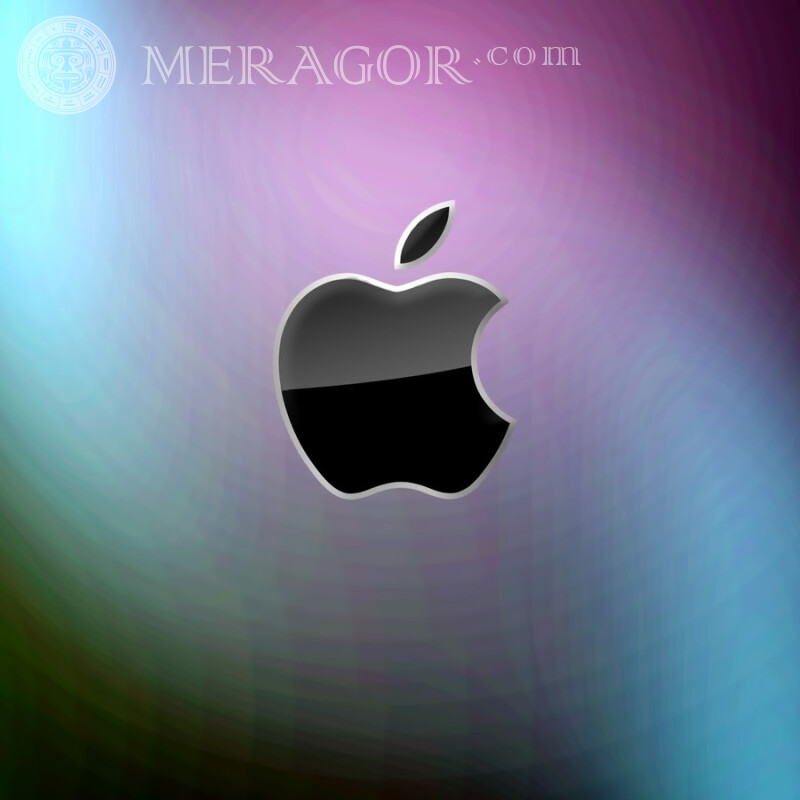 Логотип Apple для авы Logos Technique