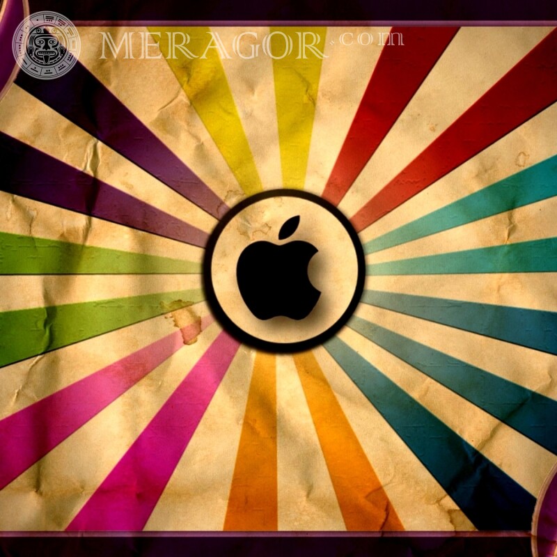 Картинка с логотипом Apple для авы Logos Technik
