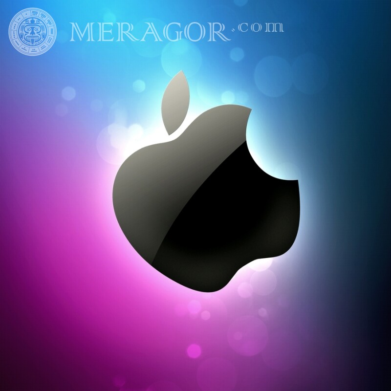 Картинка с логотипом Apple ава для ТикТок Logos Mechanisms