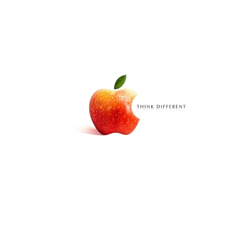 Картинка с логотипом Apple ава для Инстаграм Logos Technik