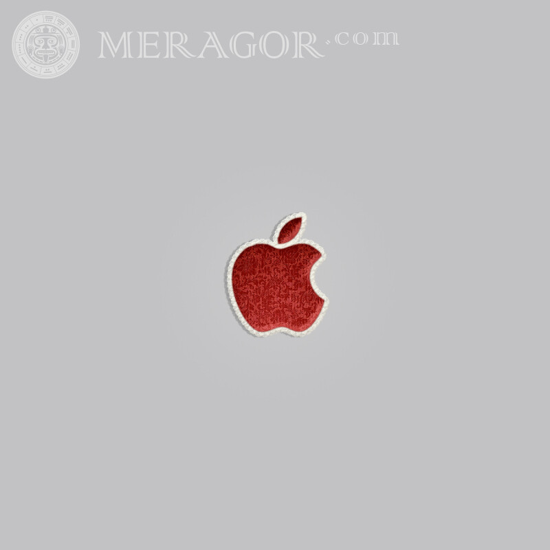 Apple Markenlogo auf dem Avatar Logos Technik