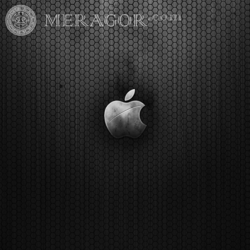 Download Apple logo on avatar Logos Mechanisms