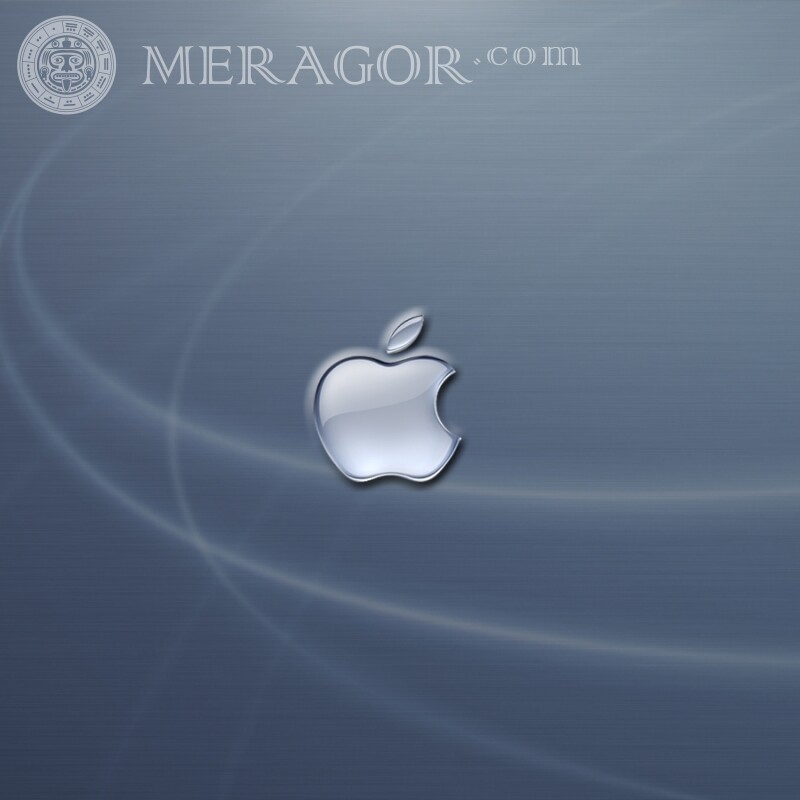 Baixe o avatar com o logotipo da Apple Logos Técnica