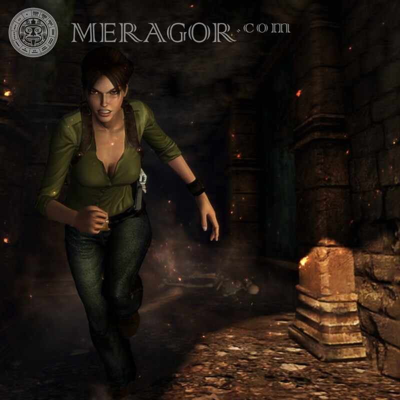 Download Lara Croft photo to girl account Lara Croft All games Women
