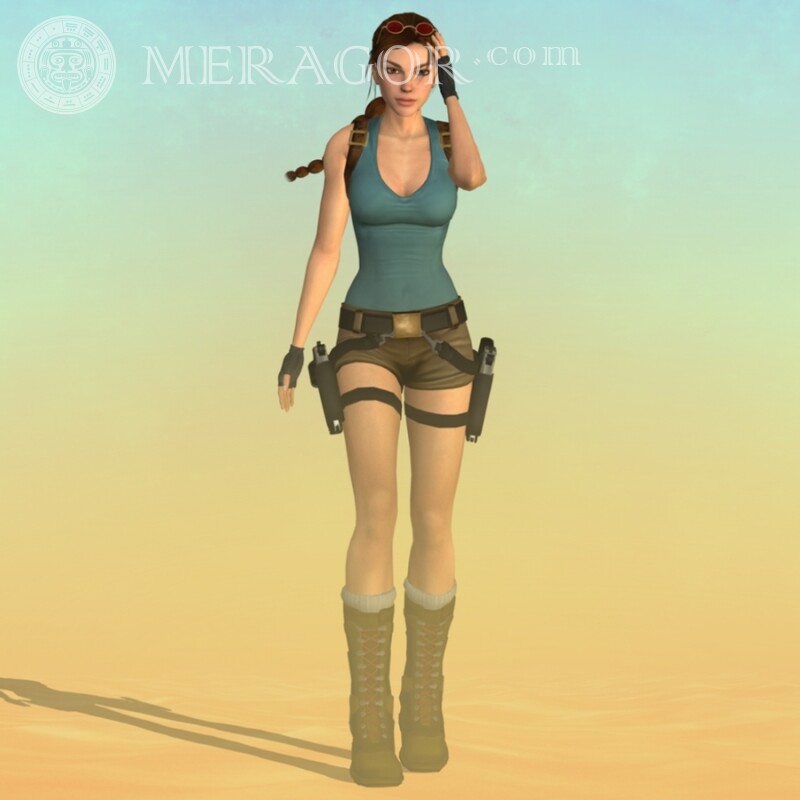 Lara Croft Foto auf dein Profilbild herunterladen Lara Croft Alle Spiele Frauen