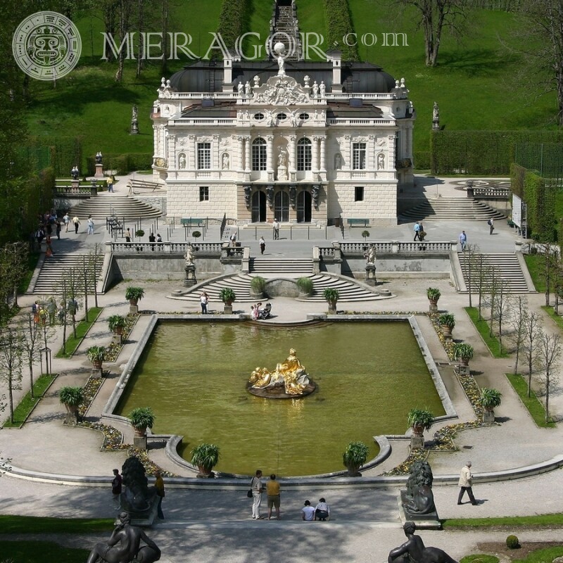 Linderhof Palace Bavaria photo for profile picture Buildings