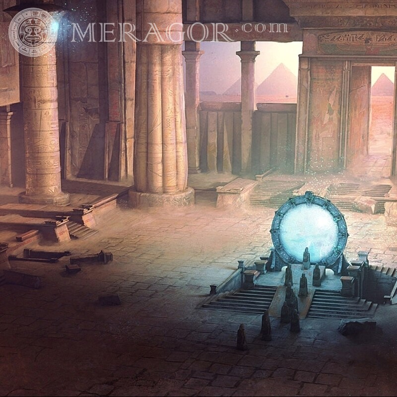Foto do Stargate na foto do seu perfil Edifícios Dos filmes