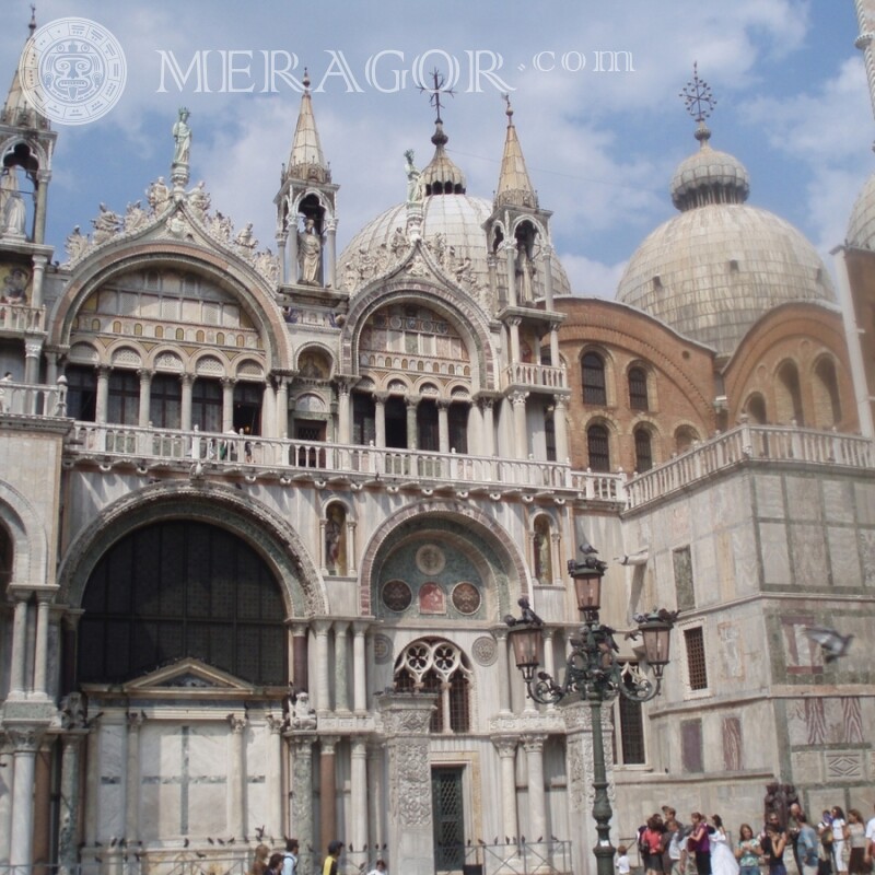 Palast in Piazza San Marco in Venedig Avatar Gebäude