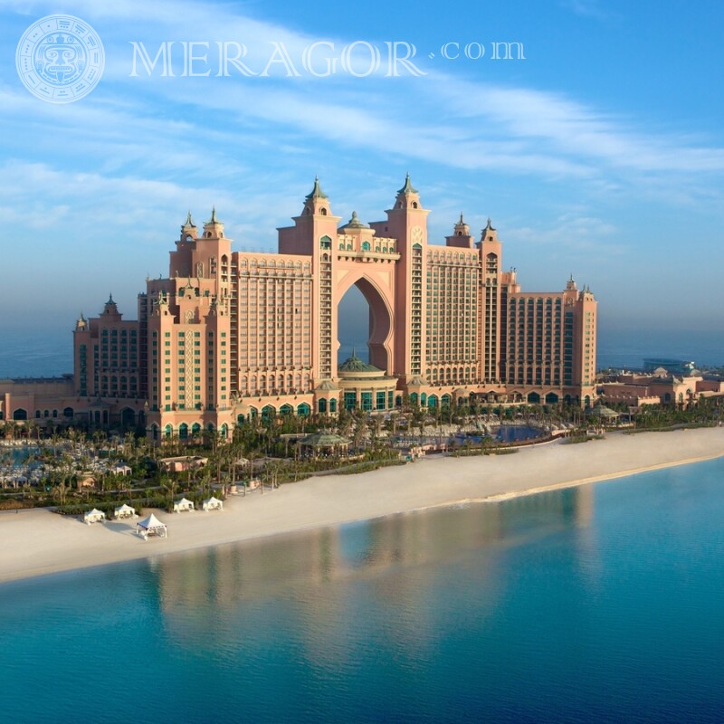 Hotel Atlantis in Dubai auf Ihrem Profilbild Gebäude