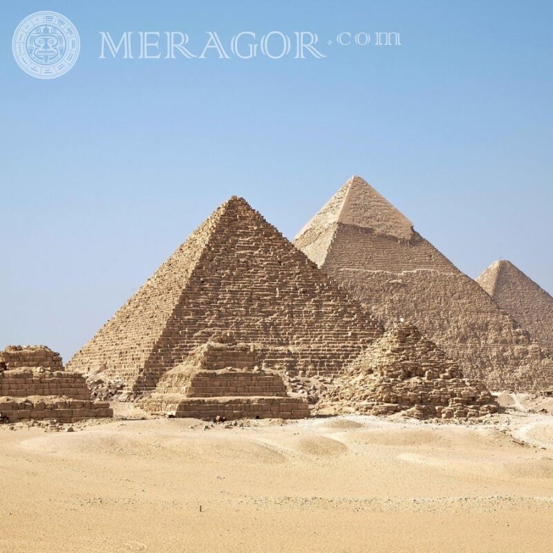 Egyptian pyramids photo for profile picture download Buildings