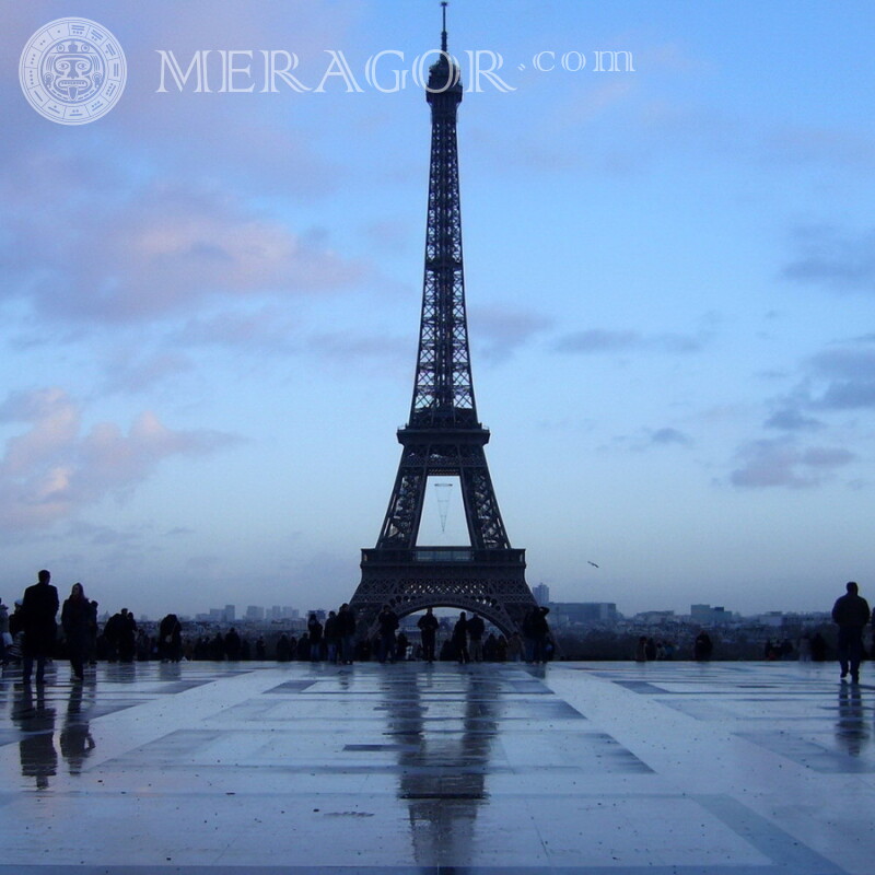 Eiffelturm Foto für Profilbild Gebäude
