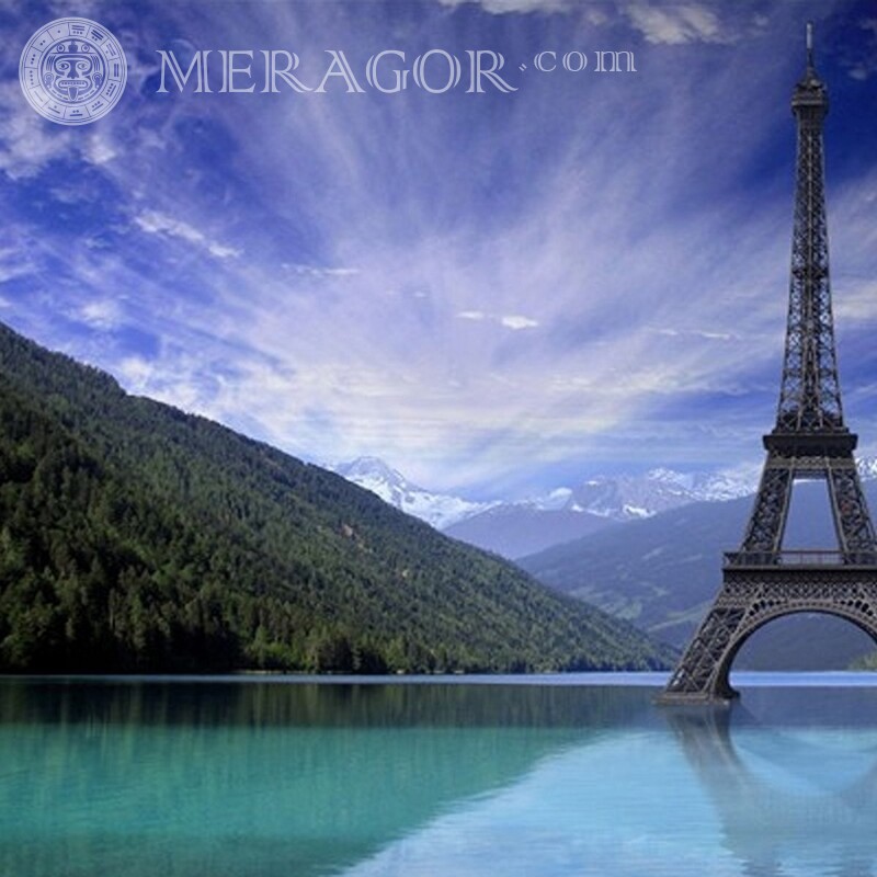 Eiffelturm Foto pro Seite Gebäude