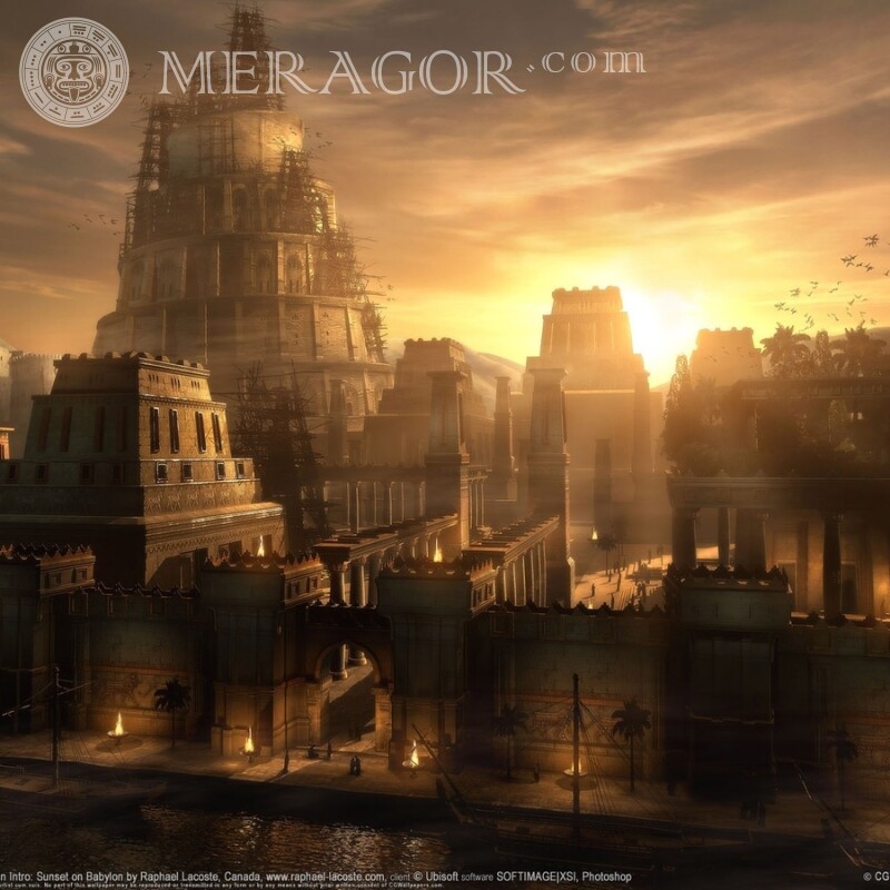 Cidade do jogo Prince of Persia no avatar Edifícios Prince of Persia
