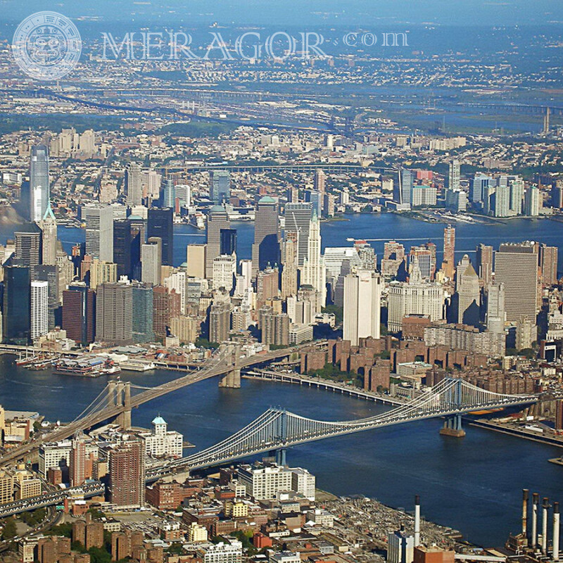 Panorama de la gran ciudad en avatar Edificios