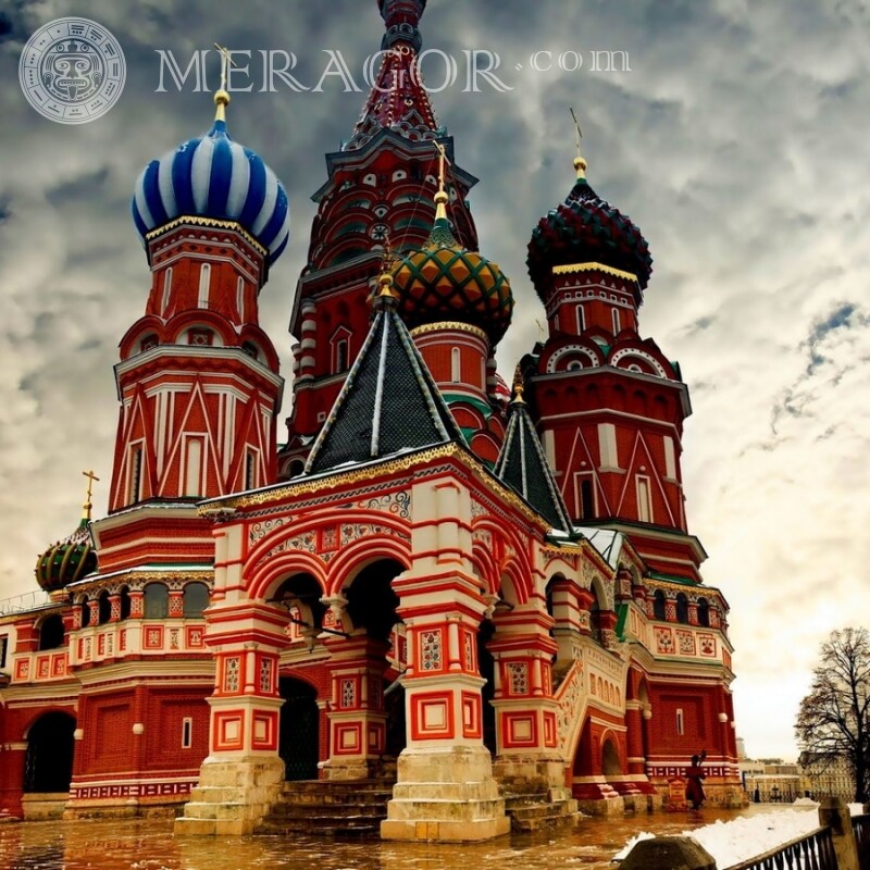 St Basil's Cathedral on Red Square avatar download Buildings