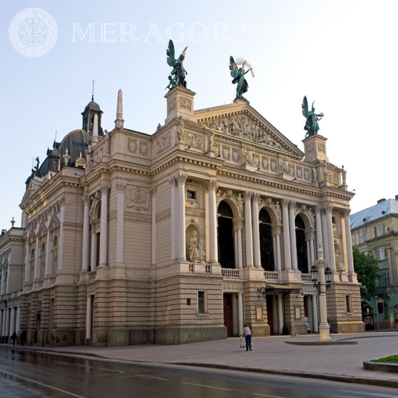 Theater building in Lviv on avatar Buildings
