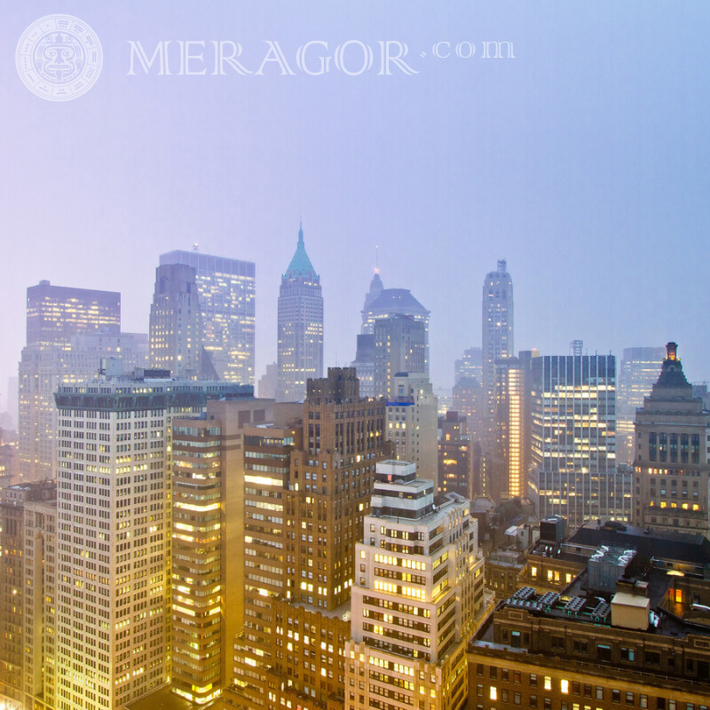Megapolis a partir de uma visão panorâmica do avatar | 0 Edifícios
