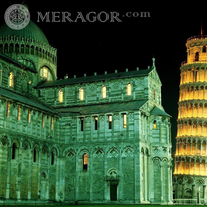 Arquitectura de Pisa Italia para el perfil Edificios