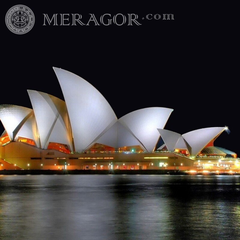 Ungewöhnliches Sydney Opera House Foto herunterladen Gebäude
