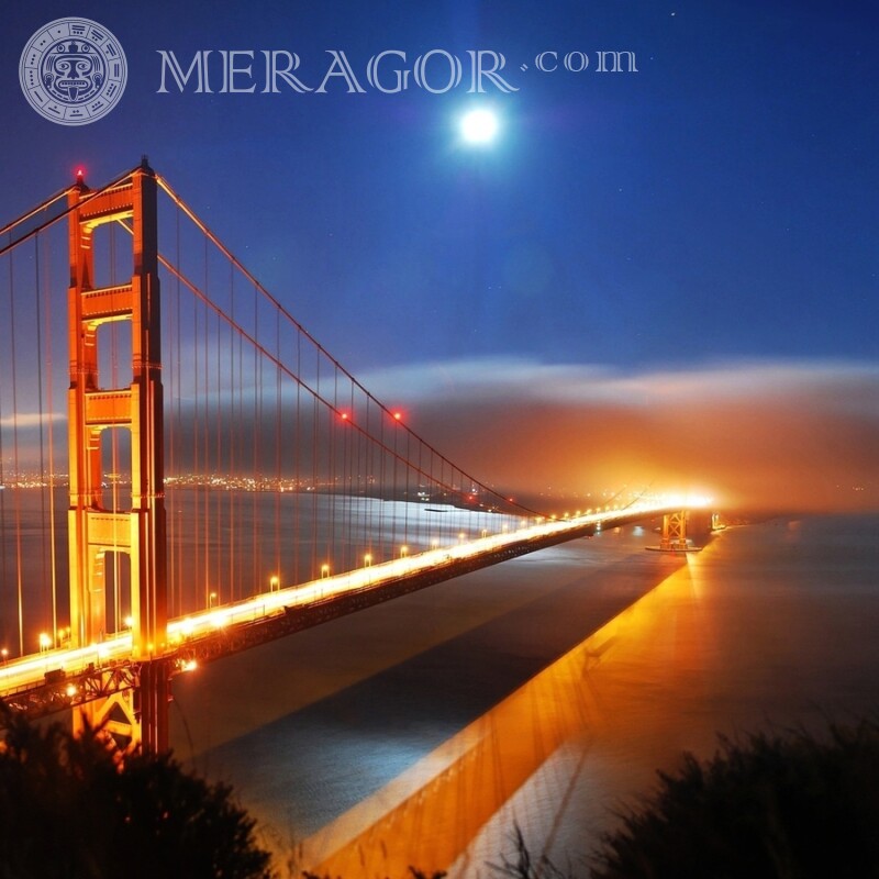 Hängebrücke Golden Gate Avatar Gebäude