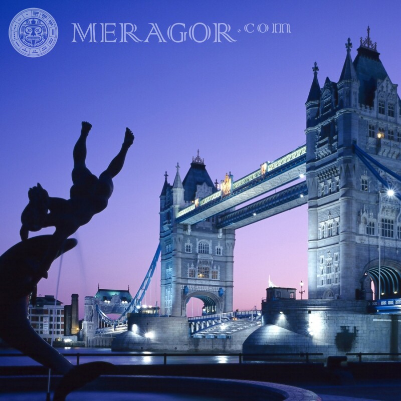 Большой мост в Лондоне на аватарку Здания
