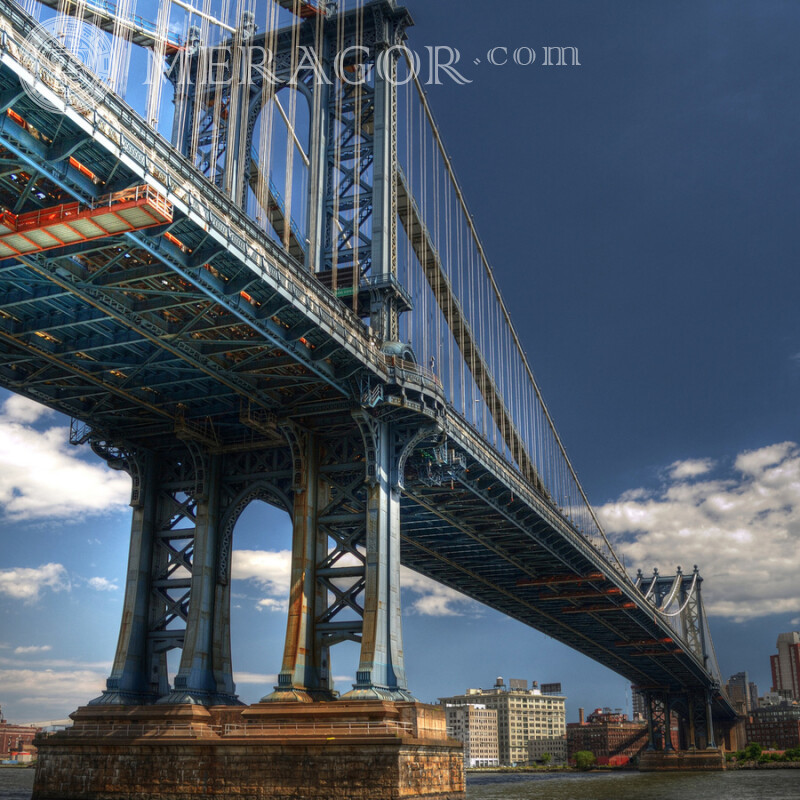 Міст в Нью-Йорку фото для аватарки Будівлі